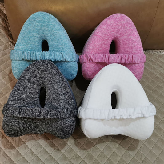 HKM-482707 Zero Pressure Memory Foam Leg Lock Pillow - 25x14cm, Available in Black, Green, Pink, Blue