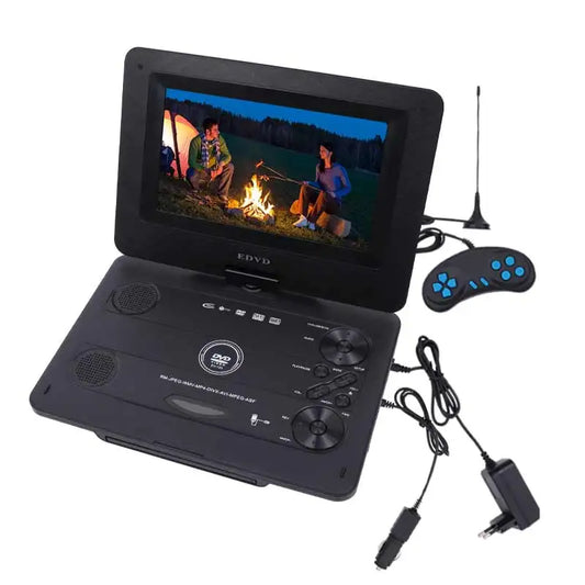 HKM-485075 9.5-Inch Portable Battery-Powered Car DVD Player with High-Quality Screen