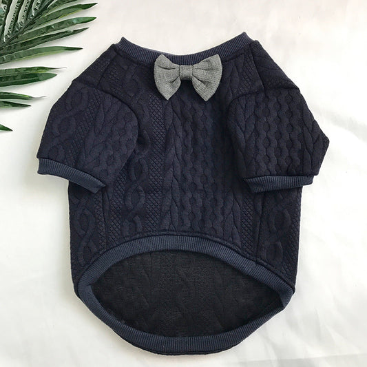 HKM-4878269 Bago Casual Pet Bow Tie Dress for Dogs - XL Graphic Color Design