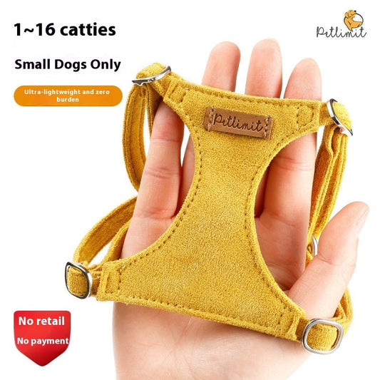 HKM-4903997 Puppy Hand-Holding Rope Vest with Adjustable Chest Strap and Traction Rope in Multiple Colors