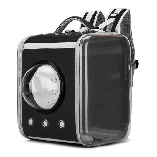 HKM-494291 Transparent Space Capsule Cat Backpack - Foldable EVA Pet Carrier