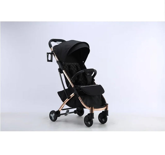HKM-495955 Lightweight Travel Baby Stroller with Aluminium Alloy Frame and Folding Pull Rod for Airplane Use