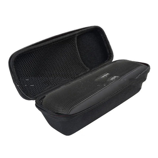 HKM-497235 Durable EVA Protective Case for Bluetooth Speaker with Climbing Carabiner, Portable Storage Solution