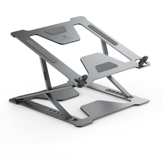 HKM-503891 Aluminum Alloy Laptop Bracket with Adjustable Heights for Improved Heat Dissipation and Portability