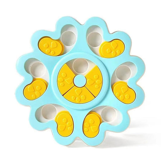 HKM-504979 Interactive Flower-Shaped Dog Puzzle Slow Feeder for Mental Stimulation and Healthy Eating