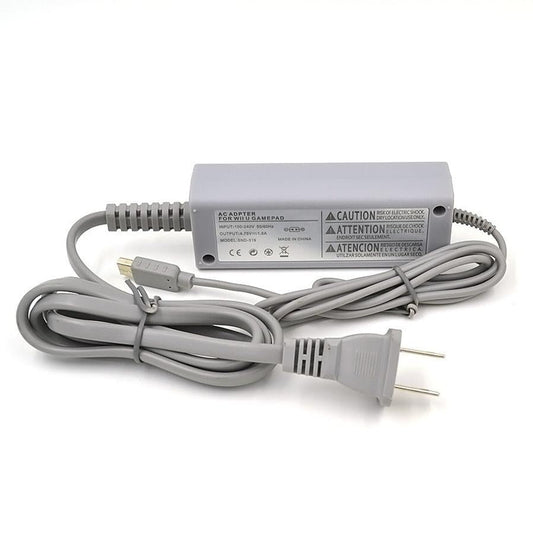 HKM-507347 Wii U Tablet Power Supply Charger - Compatible with Wii U, ABS Material, Multiple Plug Options