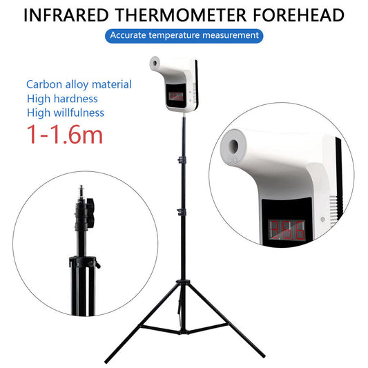HKM-509139 Aluminum Portable Floor Tripod for iPhone - Adjustable Height 56-160cm, 2kg Load Capacity