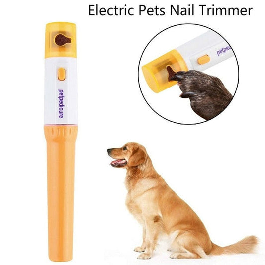 HKM-5099325 Electric Pet Nail Grinder for Cats and Dogs - Safe, Painless Nail Trimming Tool