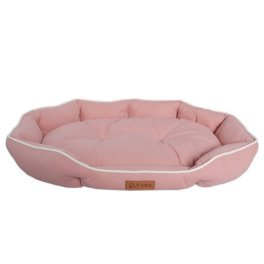 HKM-5101373 Cozy Oval Suede Pet Nest for Dogs and Cats - Available in Multiple Sizes and Colors
