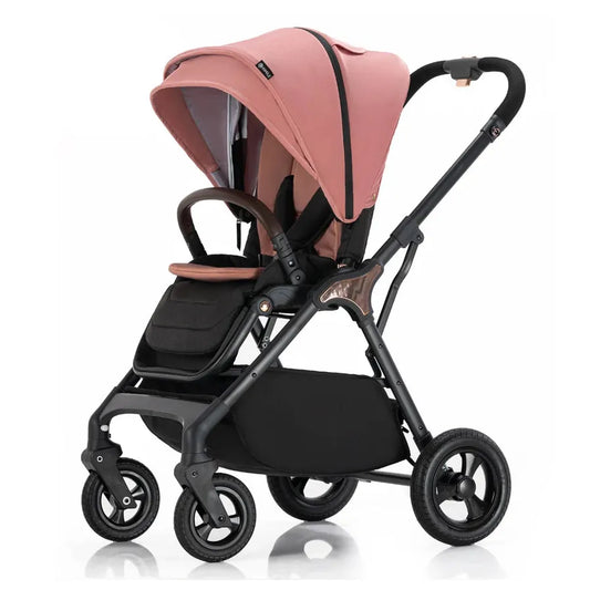 HKM-514067 Versatile Baby Stroller with Large Rubber Wheels for Comfortable Use in Restaurants