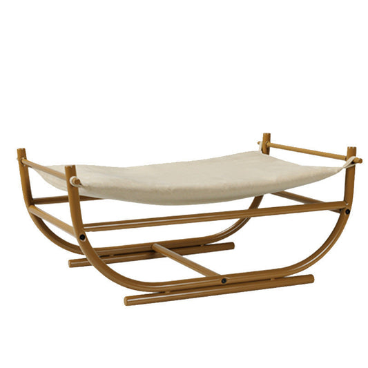 HKM-5141437 Iron Cat Hammock Pet Sofa Bed - Milk Tea, Chocolate, or Color Options with Replacement Mat