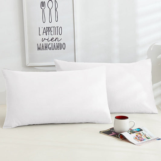 HKM-514195 Pure Color Cotton Pillowcases Set - Modern Minimalist Design, 48x74CM, Multiple Colors Available