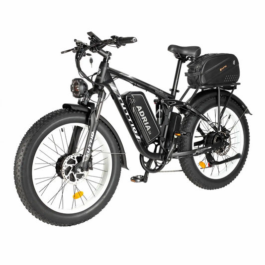 HKM-514579 Tuttio Adira 26 Dual Motor Electric Mountain Bike - 5000W, 52V Lithium Battery, 7-Speed, 26 Inch Wheels