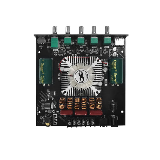 HKM-517331 2.1 Channel Bluetooth Digital Power Amplifier Module for Heavy Bass Subwoofers, Model ZK-HT21, TDA7498E Chipset