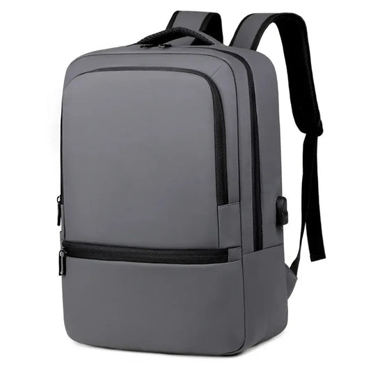 HKM-519699 Lightweight Waterproof Laptop Backpack with USB Charging Port and High Capacity for Outdoor Use