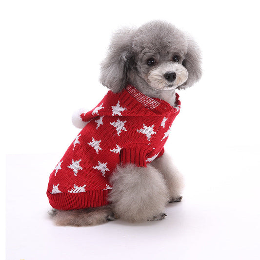 HKM-5290557 Warm and Soft Pet Sweater for Small and Medium Dogs in Autumn and Winter Styles