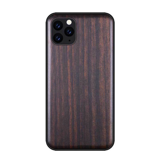 HKM-532243 Ebony Wood and TPU Protective Sleeve for Apple Devices