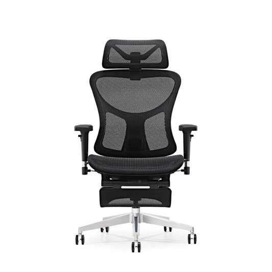 HKM-537363 Ergonomic Adjustable Swivel Office Chair with 3D Armrests and Footrest