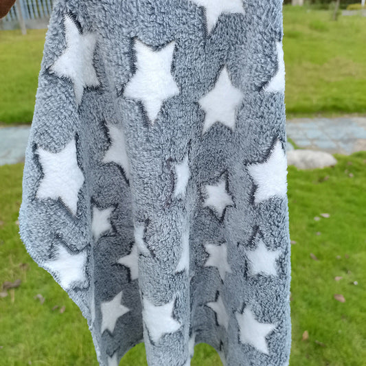 HKM-539027 Thick Cozy Coral Fleece Cat Kennel Blanket in Various Colors and Sizes