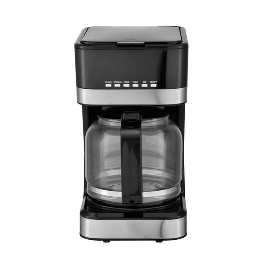 HKM-540627 Digital Stainless Steel Filter Drip Coffee Maker with LCD Display