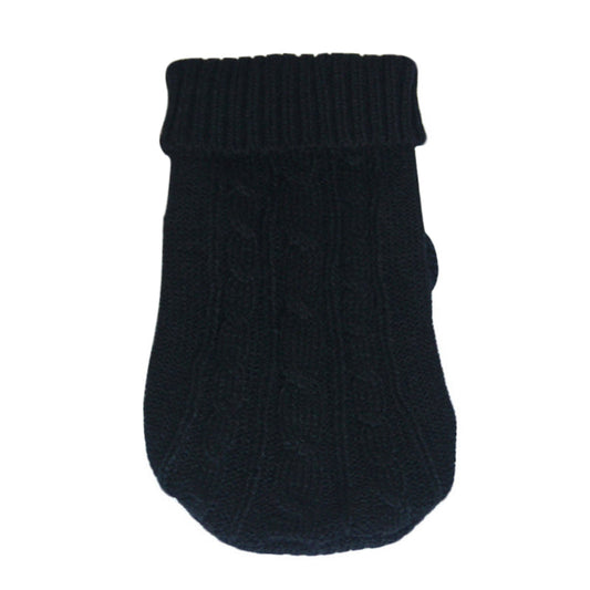 HKM-5435325 Cozy Thick Knit Pet Sweater for Cats - Warm and Stylish Fashion in Various Colors