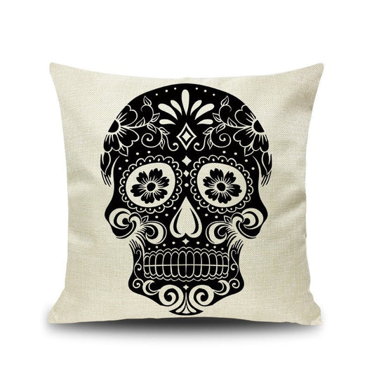 HKM-543891 Chinese Classical Skull Cushion Cover for Home Decoration and Car Use