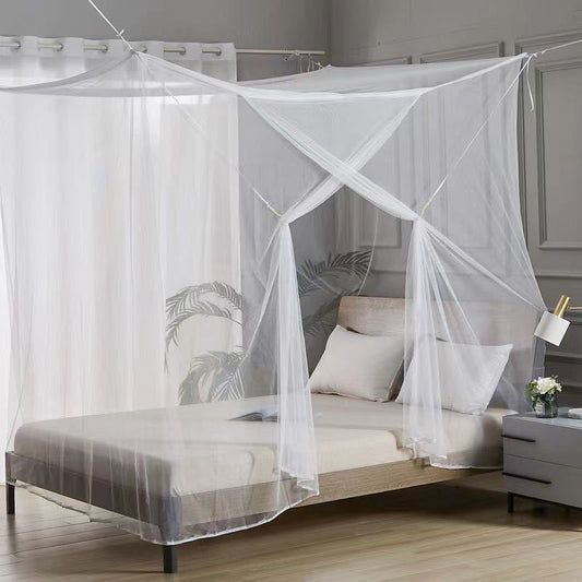 HKM-544339 Mosquito-Proof Bed Net with Tent Hooks - Multiple Sizes & Colors Available