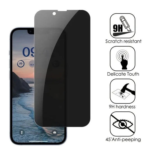 HKM-546195 Tempered Glass Anti-Peeping Front Film for iPhone 16 Series