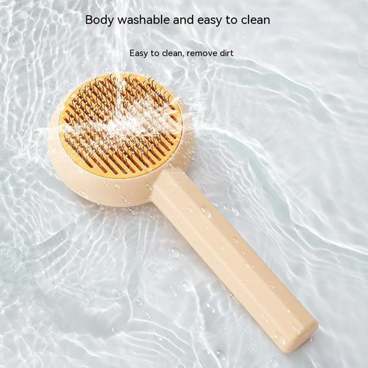 HKM-5484605 Stainless Steel Pet Comb for Cats ¨C Durable PP Handle, Convenient Size