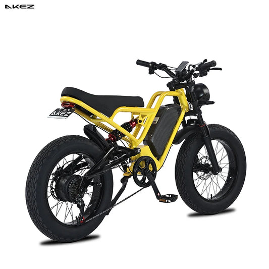 HKM-548499 5000W High-Performance Electric Fat Bike with 7 Speed Gears and Hydraulic Disc Brakes