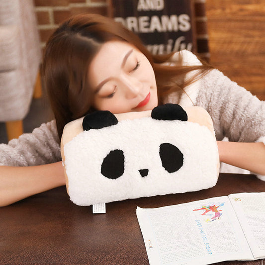 HKM-549075 Animal-Themed Hand Warmer Pillow with Free Eye Mask for Kids and Teens