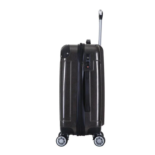 HKM-551635 28-Inch, 24-Inch, and 20-Inch ABS Hard Shell Luggage Set - Durable and Lightweight Travel Suitcases