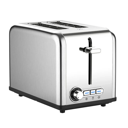 HKM-555603 Classic 2-Slice Toaster with 38mm Side Slots for Kitchen and Household Use