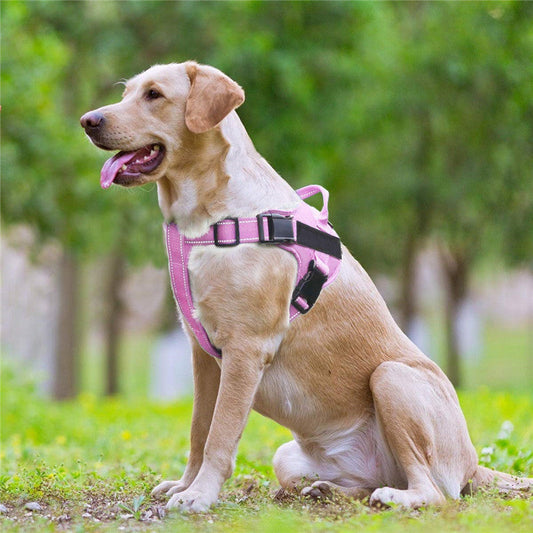 HKM-5559357 Adjustable Dog Vest Harness with Reflective Straps for Small to Large Breeds