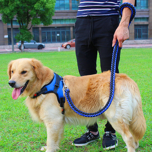 HKM-5586365 Saddle Chest Strap for Dogs - Durable Nylon with Breathable Mesh and Comfortable Padding, Black Red Camouflage