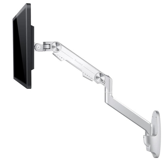 HKM-559827 Aluminum Alloy Single-Arm Monitor Wall Mount Bracket - 2.8KG, 40.5x34.5x12.7CM