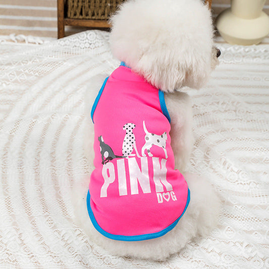 HKM-5604157 Cute Casual Printed Pet Dog Vest in Multiple Designs and Sizes