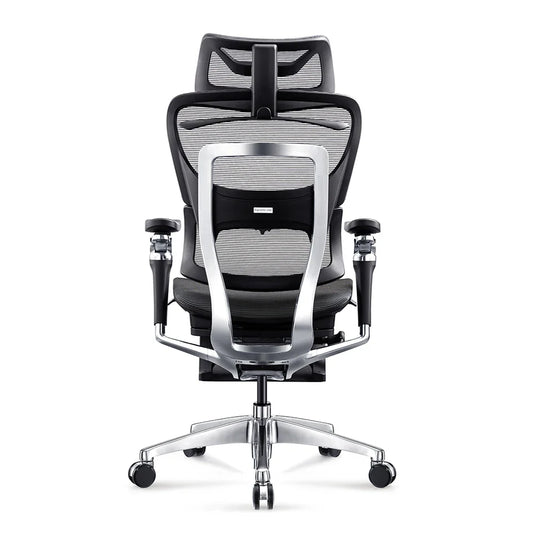 HKM-562067 Ergonomic High Back Mesh Office Chair with Adjustable Footrest and 7D Armrests