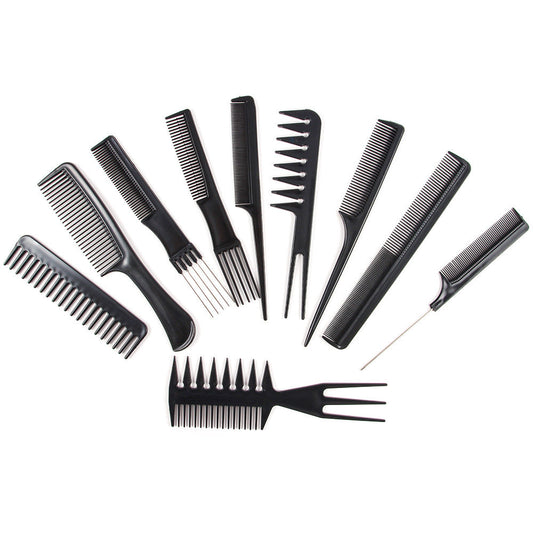 HKM-565331 10-Piece Hair Comb Set for Various Styling Needs