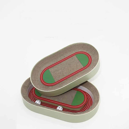 HKM-5664317 Corrugated Paper Football Field Cat Scratching Board – Two Styles, Multiple Sizes