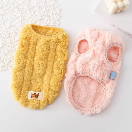 HKM-5669693 Thermal Knitting Thickened Vest for Pets - Available in Multiple Colors and Sizes
