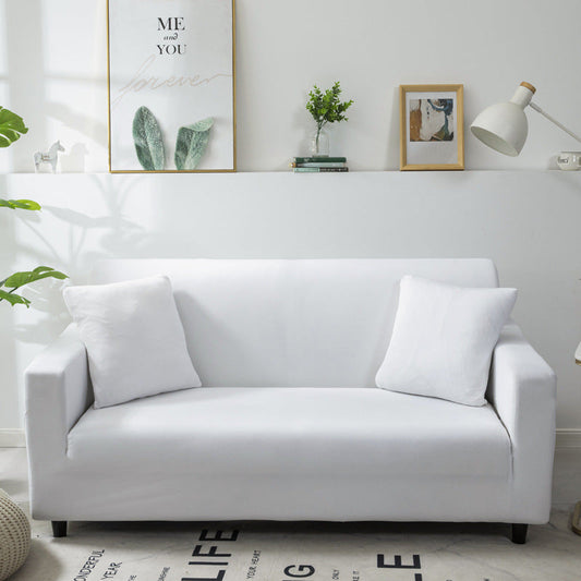 HKM-567379 Minimalist Solid Color Milk Silk Sofa Cover – Multiple Sizes and Colors Available