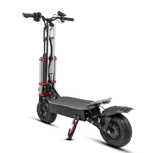 HKM-568083 Folding Electric Scooter, 6000W Motor, 60V Lithium Battery, 85Km/H Max Speed, 80-100Km Range, Waterproof, Full Suspension, 12-Inch Tires