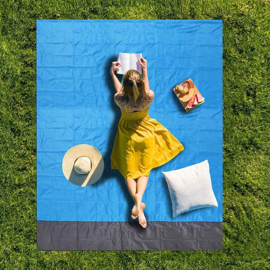 HKM-570899 Portable Waterproof Picnic Mat for Beach, Camping, and Outdoor Activities