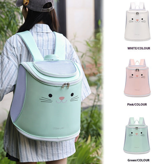 HKM-5714621 Foldable Large Capacity Cat and Dog Bag with Contrast Color Design