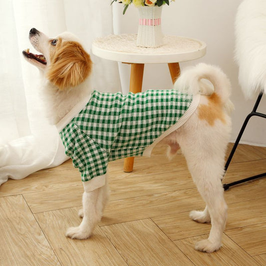 HKM-5729469 High Collar Windproof Casual Sweater for Dogs - Multiple Colors and Sizes Available