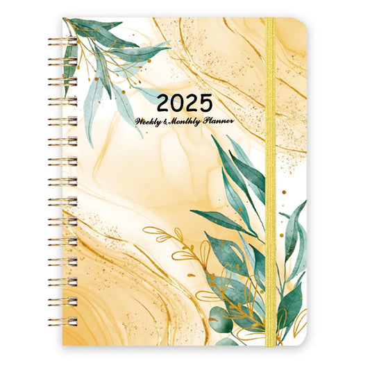 HKM-574099 Custom Spiral Notebook for Students - A4, A5, B5 Formats, 2025 Agenda Planner