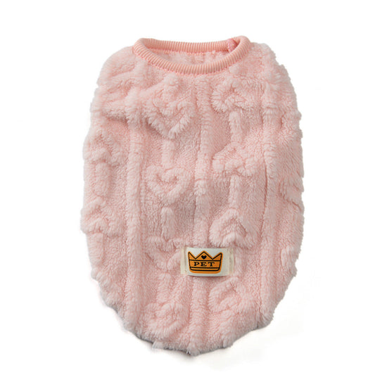 HKM-5755453 Reversible Velvet Vest for Pets - Fleece Lined, Warm & Stylish - Available in Multiple Colors and Sizes