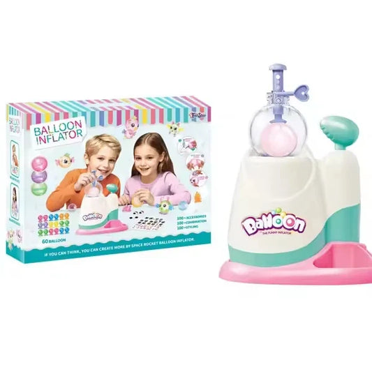 HKM-575635 Magic Balloon Inflator Plastic Toy for Kids - Educational DIY Activity