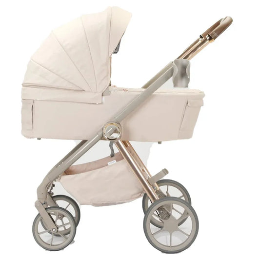 HKM-576147 Foldable 3-in-1 Baby Stroller with Double Directional Steering and Large Storage Basket